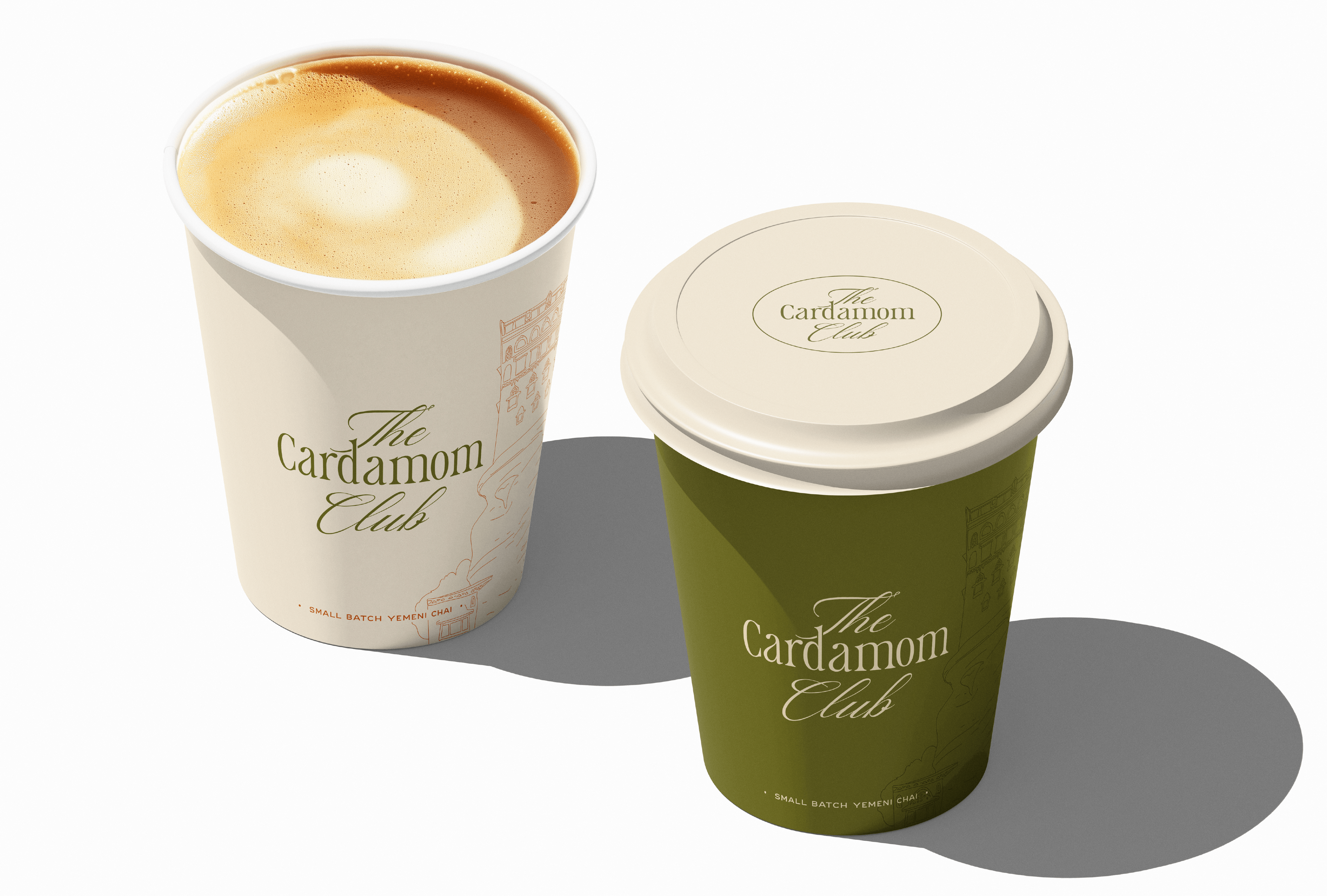 The Cardamom Club cups
